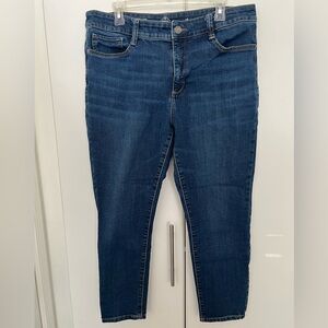 St. John's Bay Women's Blue Skinny Jeans Sz 16